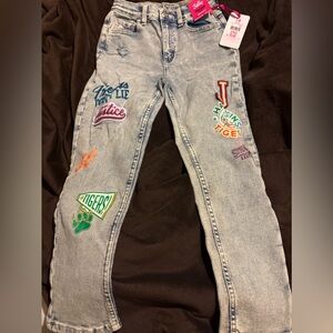 BRAND NEW Justice brand Stranger Things jeans
